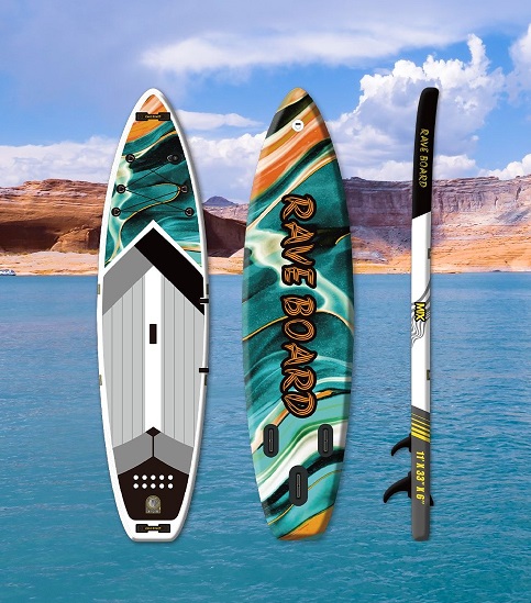 Cапборд (SUP-доска) Rave Board "Mix" 11'0 (335x83x15 cm) RB05A