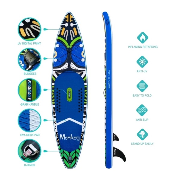 Cапборд (SUP-доска) FunWater "Monkey" 11'6 (335x83x15 cm) FR02A