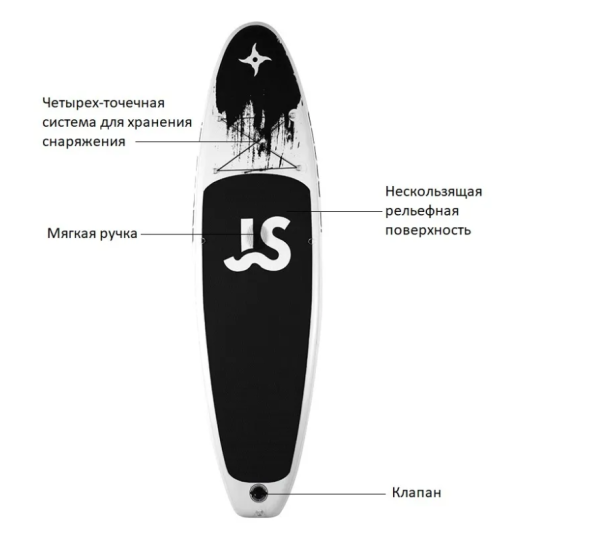 Cапборд (SUP-доска) JS Board "Ninja" 11'0 (335x82x15 cm) NJ335