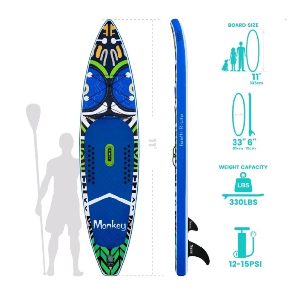 Cапборд (SUP-доска) FunWater "Monkey" 11'6 (335x83x15 cm) FR02A