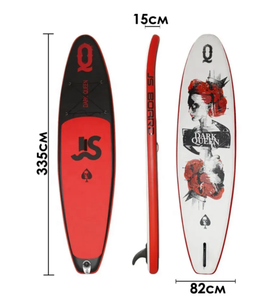 Cапборд (SUP-доска) JS Board "DARK QUEEN" 11'0 (335x82x15 cm) RQ335